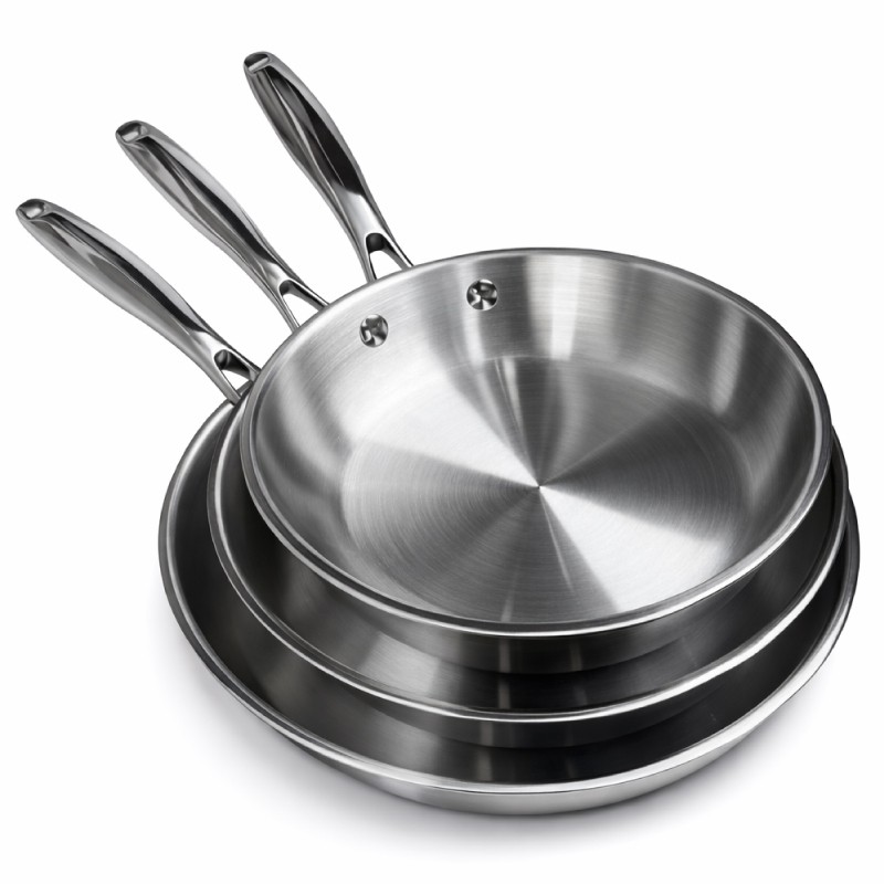 Pack 3 Poêles Inox - Lumia