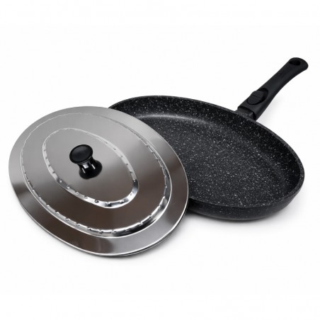 Couvercle ovale inox pour...