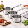 Lot de 3 Casseroles Inox – LUMIA