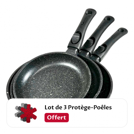 Pack 3 Poêles Pierre - Premium